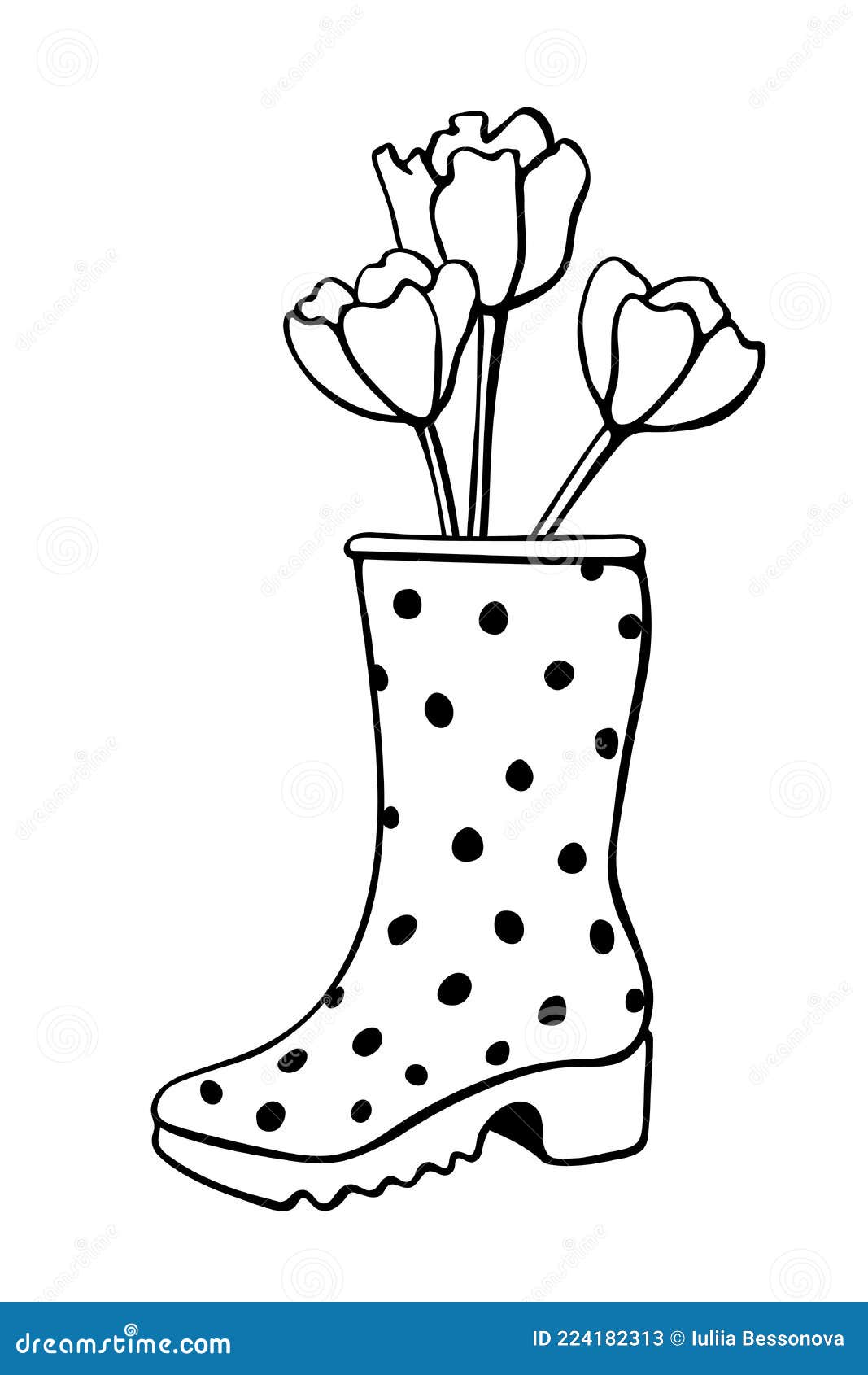 Rain shoes outline stock illustrations â rain shoes outline stock illustrations vectors clipart