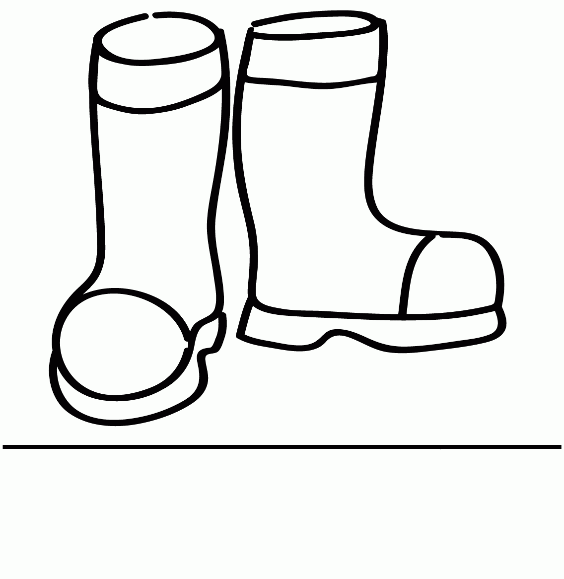 Free rain boots coloring page download free rain boots coloring page png images free cliparts on clipart library