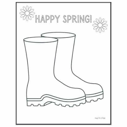 Muddy boots