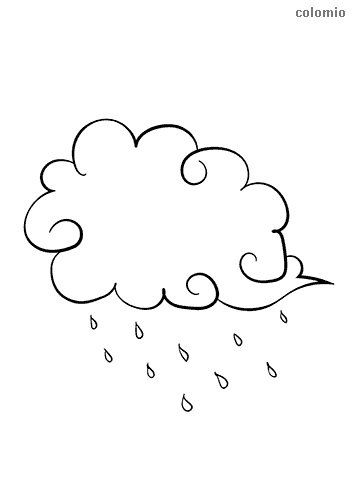 Clouds coloring pages free printable cloud coloring sheets