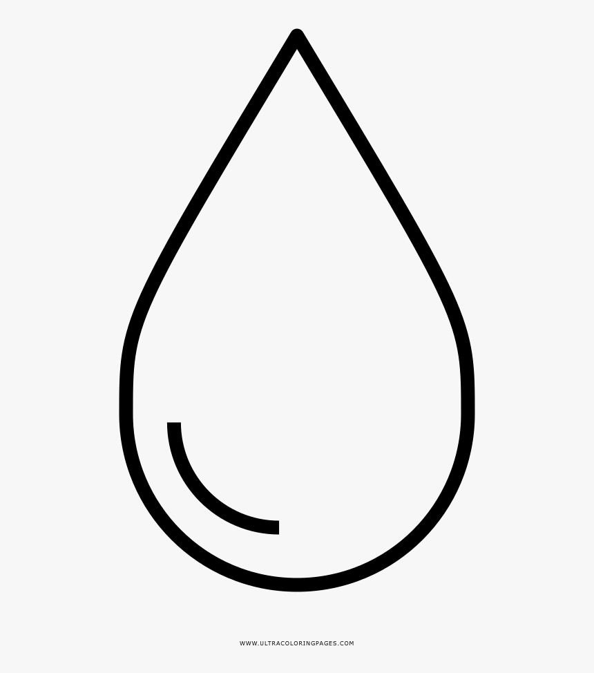 Raindrop clipart colouring page
