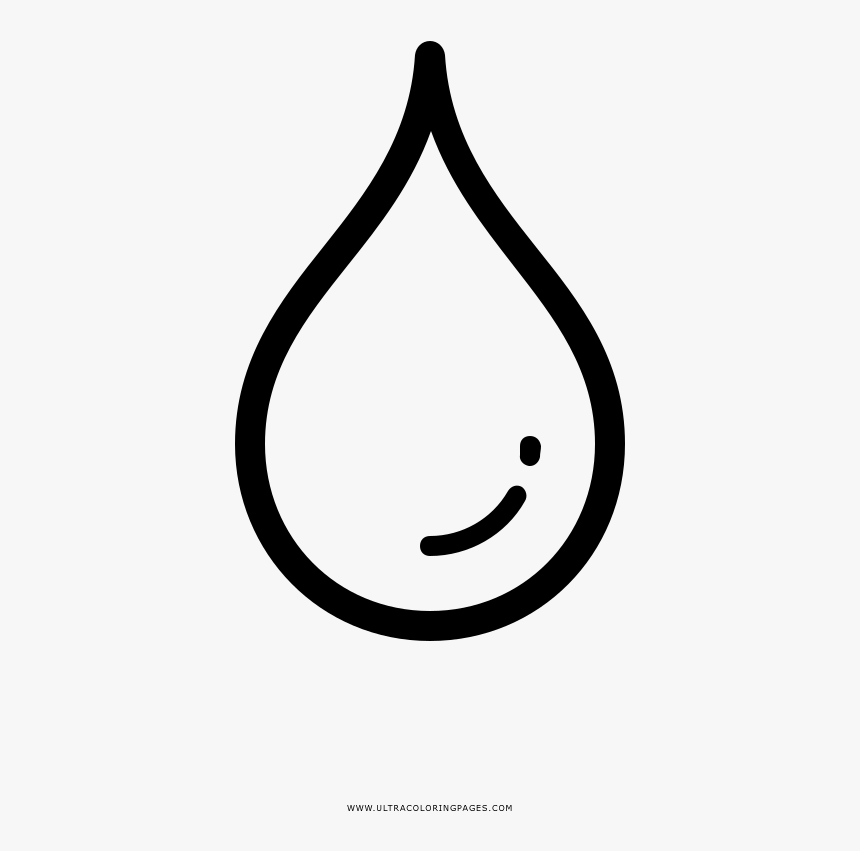 Raindrop coloring page