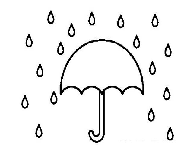 Color sheet raindrops
