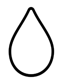 Rain drop tracing sheets rain drop coloring page rain drop bulletin board