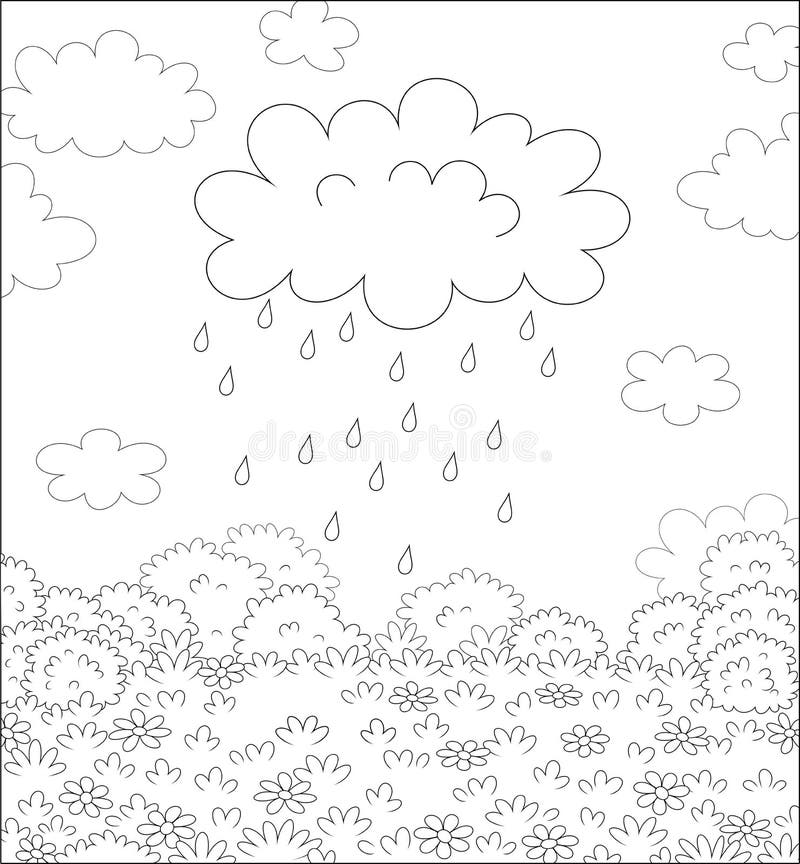 Raindrop coloring stock illustrations â raindrop coloring stock illustrations vectors clipart