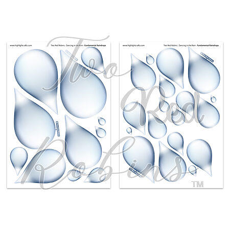 Two red robins fundamental raindrop reflections download