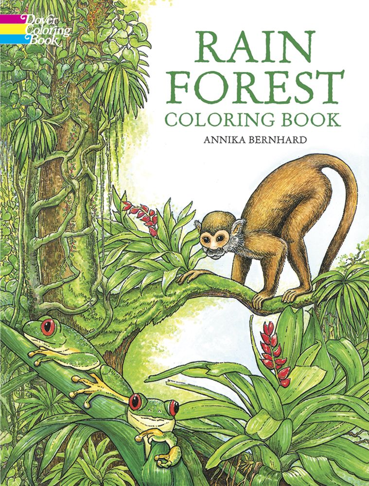 Rain forest coloring book