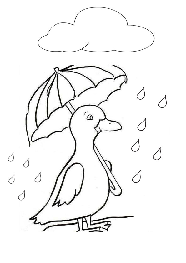 Coloring pages rain coloring pages printable for kids