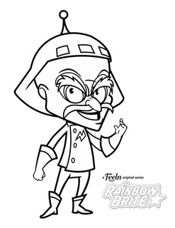 Rainbow brite free coloring pages