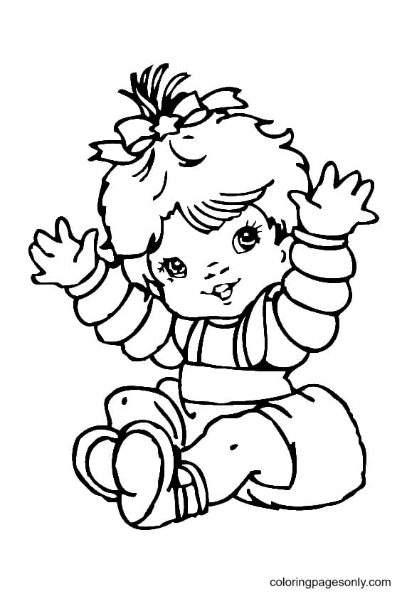Baby coloring pages printable for free download