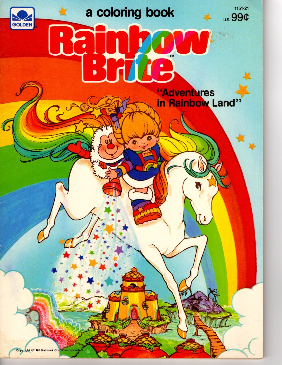 Pdf rainbow brite adventures in rainbow land color book pages full book pages