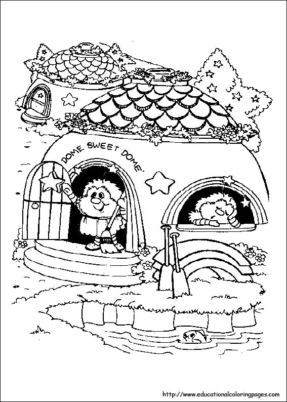 Rainbowbrite coloring pages