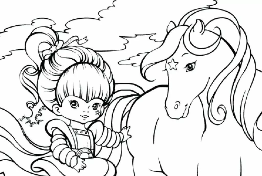 Rainbow brite malvorlagen