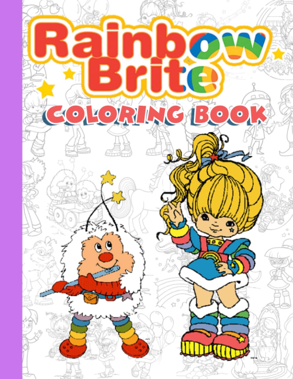 Rainbow brite coloring book amazing drawings