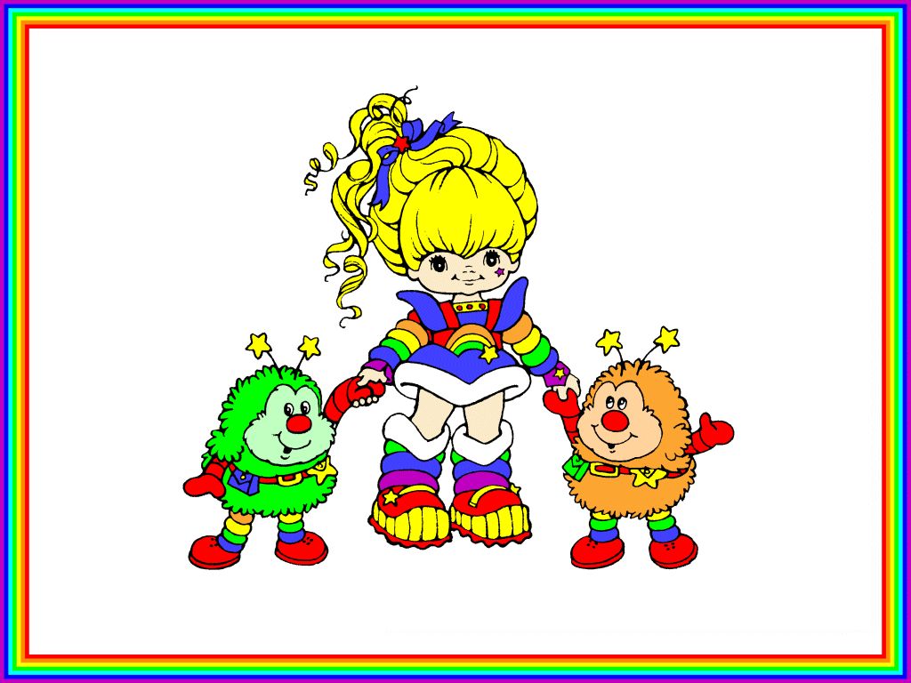 Rainbow brite blank template