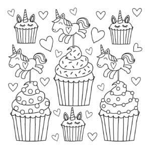 Free printable unicorn colouring pages for kids