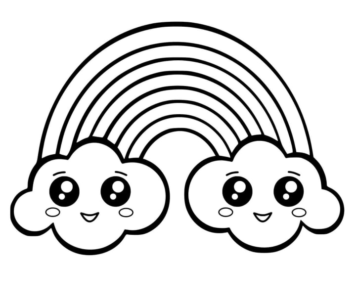 Rainbow coloring pages bright and colorful fun for all ages education