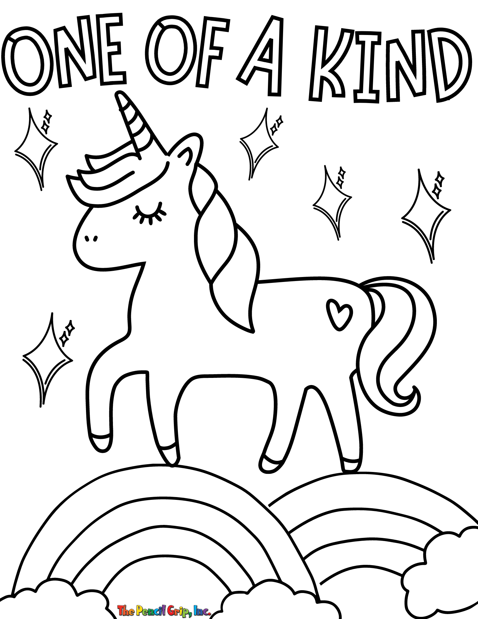 Free download rainbow coloring pages â the pencil grip inc