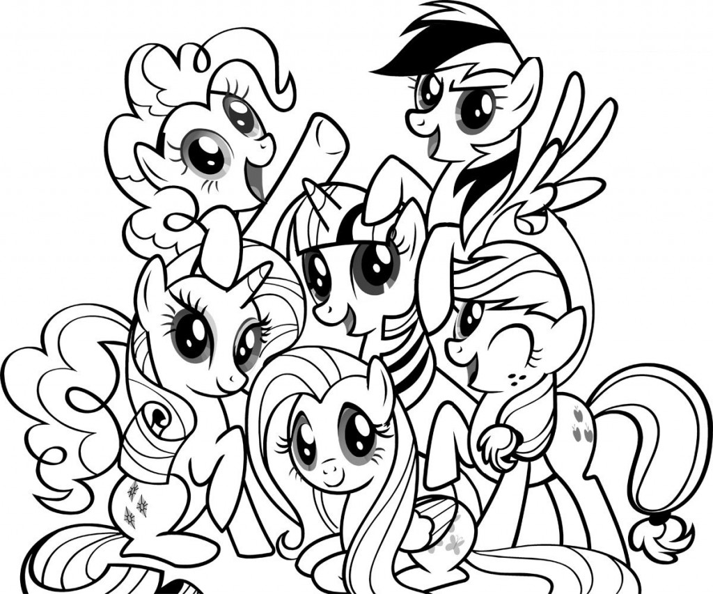 Rainbow dash coloring pages