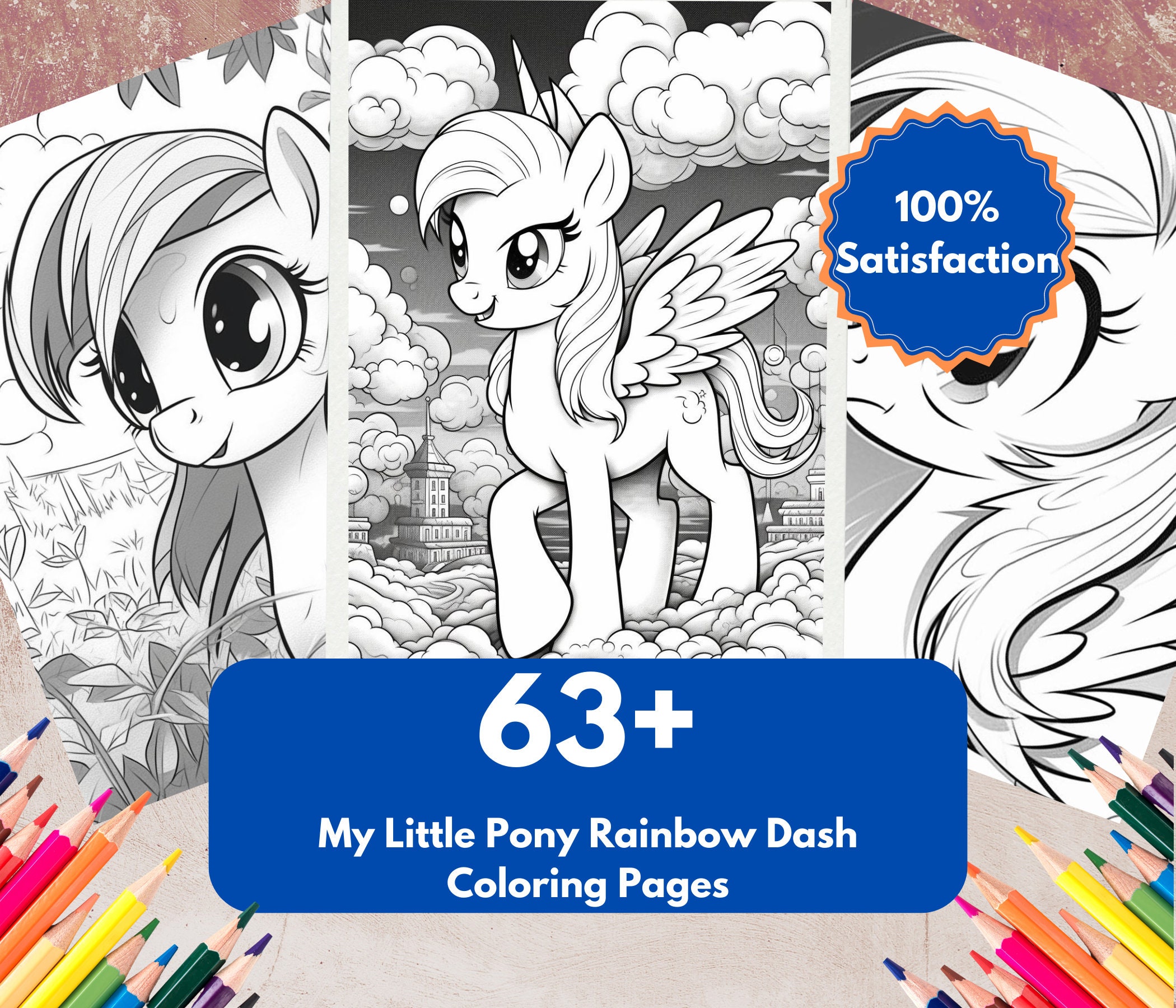 My little pony rainbow dash coloring pages cartoon high quality printable pdf in us letter a a a a a a sizes png jpg