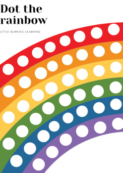 Rainbow coloring pages tpt