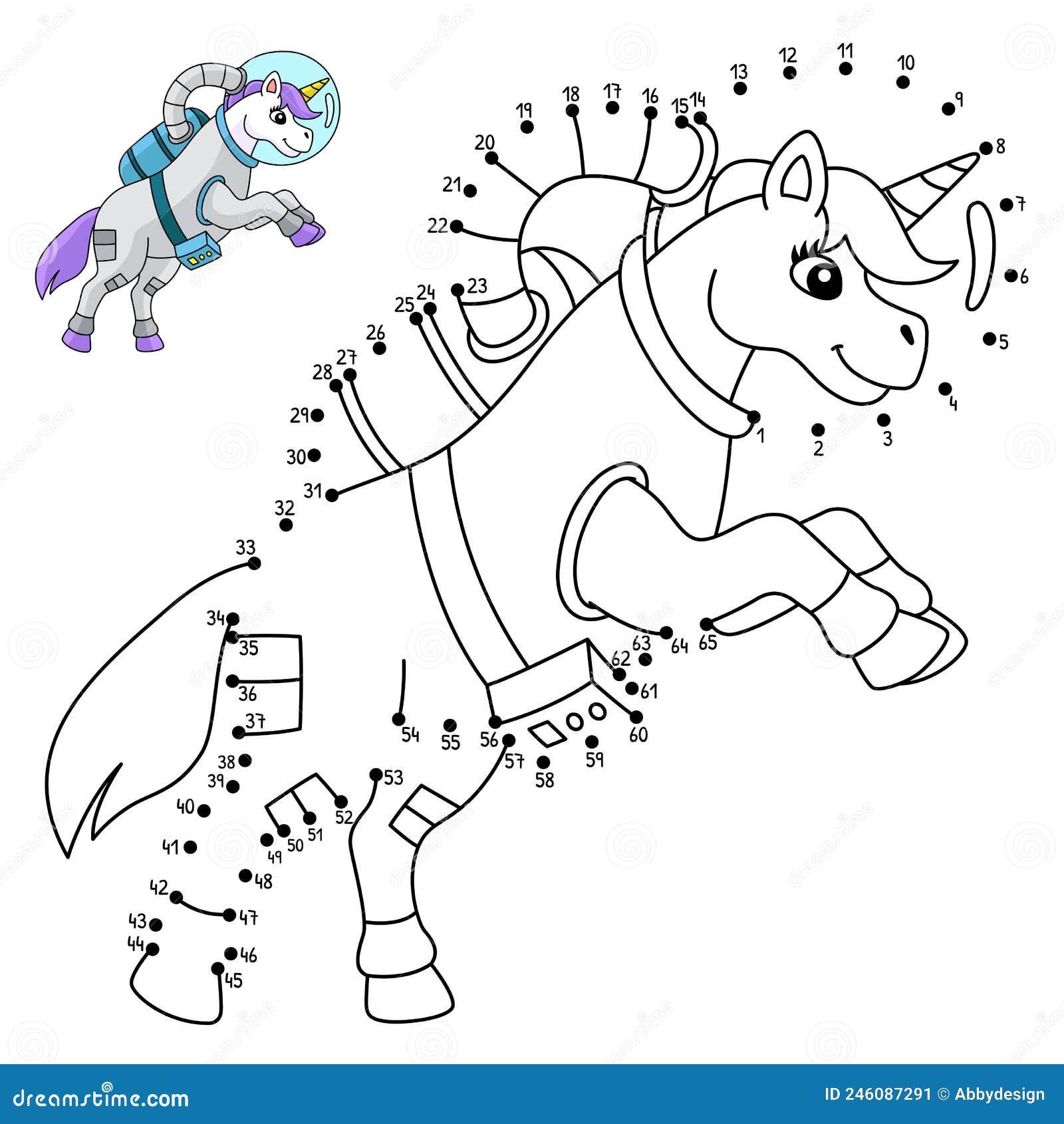 Unicorn dot to dot stock illustrations â unicorn dot to dot stock illustrations vectors clipart