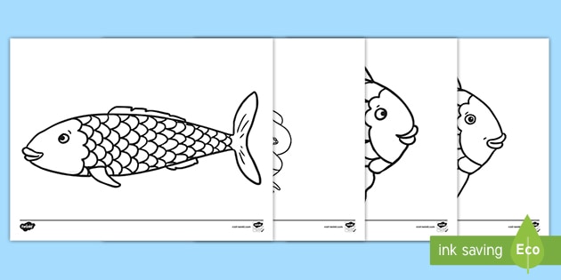 Free loring sheets to support teaching on e rainbow fish