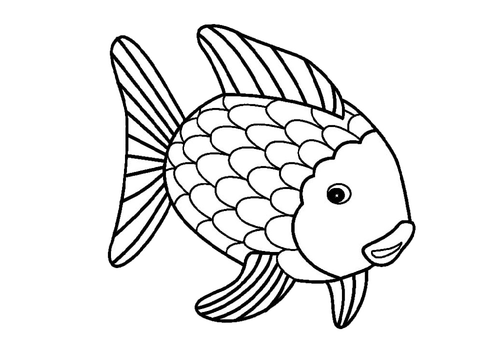 Fish coloring pages for kids animal coloring pdfs