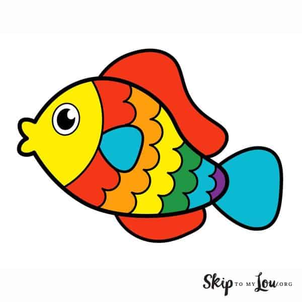 Rainbow coloring pages skip to my lou