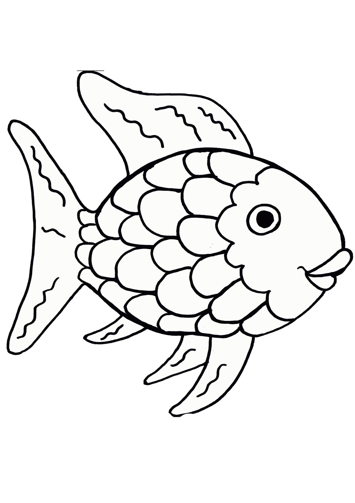 Fish coloring pages for kids animal coloring pdfs