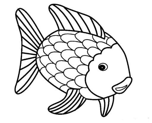 Rainbow fish coloring page fish coloring page rainbow fish coloring page ocean coloring pages