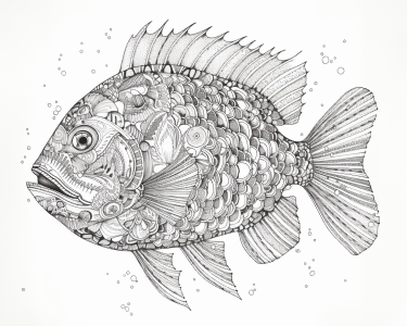 Printable fish pages
