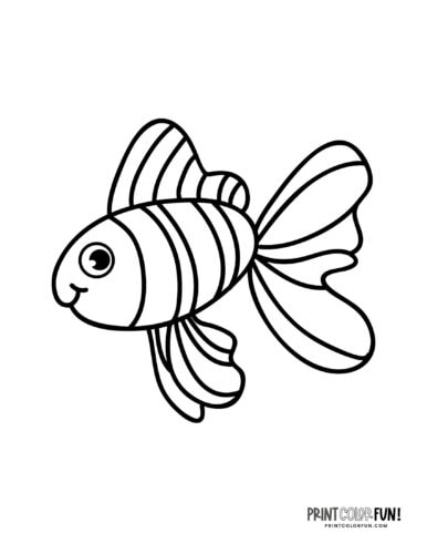 Free fish coloring pages color clipart swim through a sea of creativity activities at