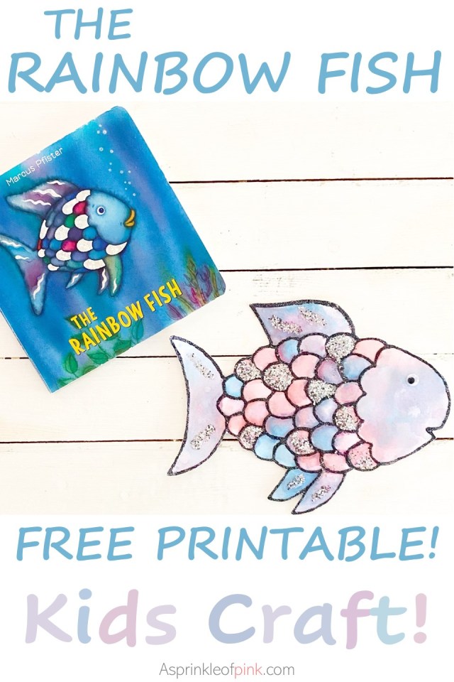 The rainbow fish kids craft