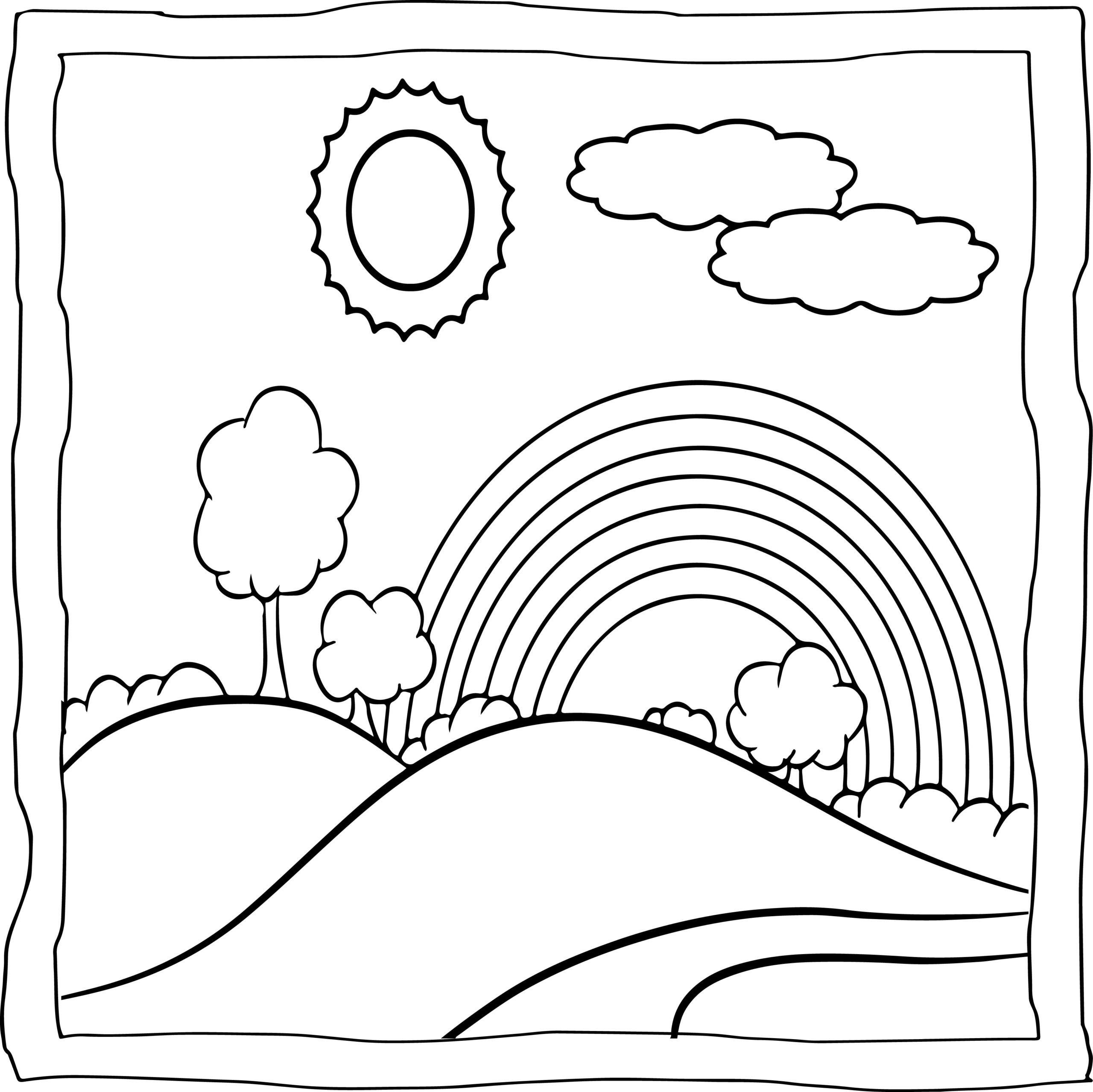 Rainbow coloring book easy and fun rainbow coloring pages for kids made by teachers