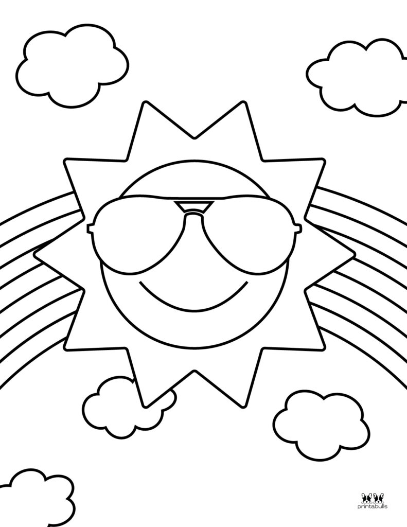 Rainbow coloring pages
