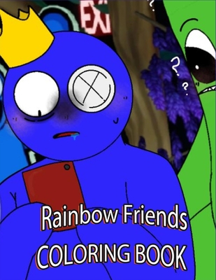 Rainbow friends coloring book colouring pages for stress relief and relaxation for paperback books on the square