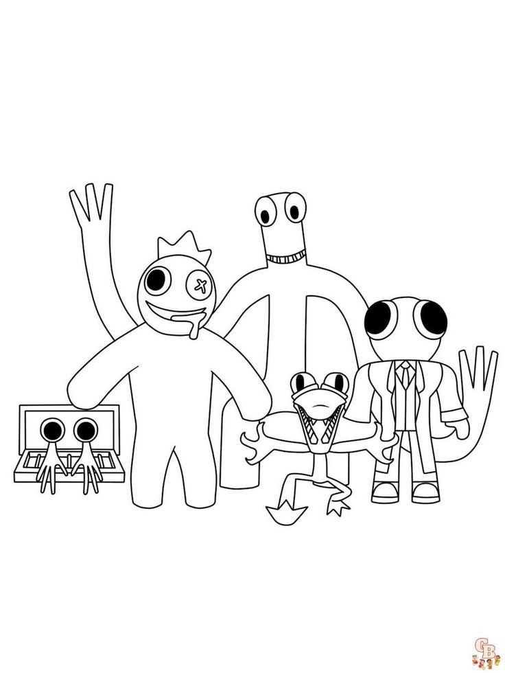 Rainbow friends party ideas photo of coloring books coloring pages free halloween coloring pages
