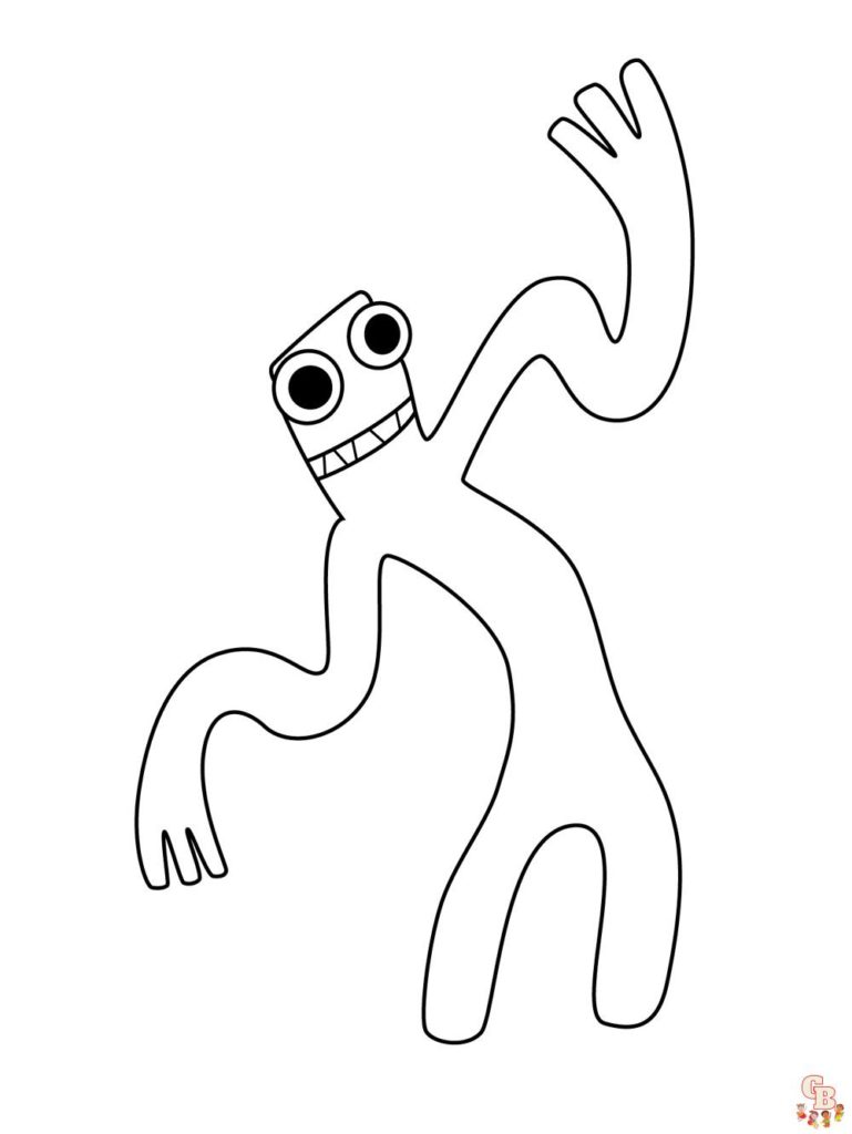Rainbow friends coloring pages get creative with your favorite roblox characters â