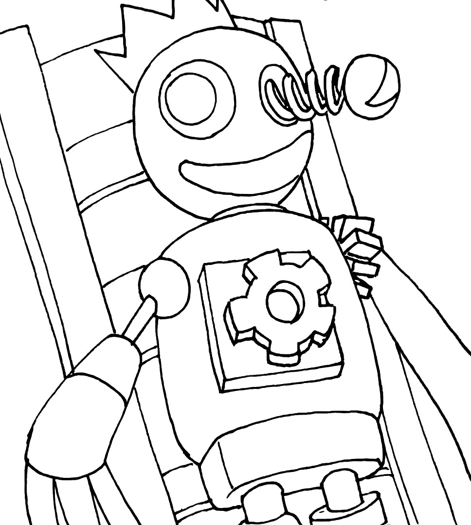 Rainbow friends chapter coloring pages â lab blue â art education