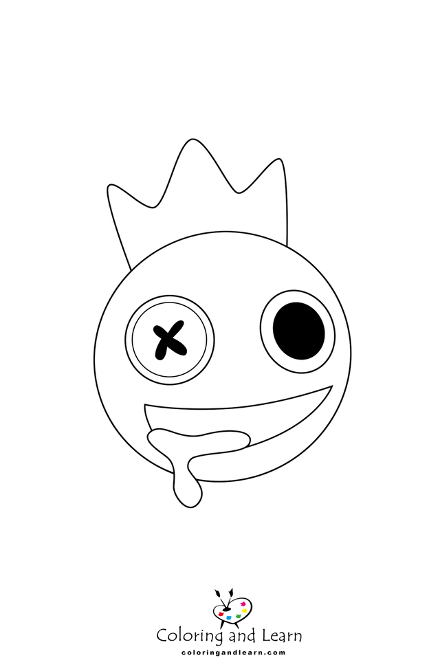Rainbow friends coloring pages rrainbowfriends