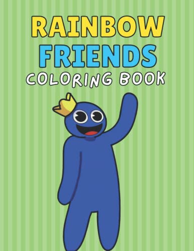 Rainbow friends coloring book coloring pages of rainbow friends