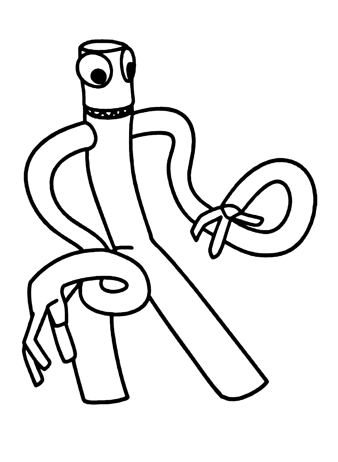 Green rainbow friends coloring pages printable for free download