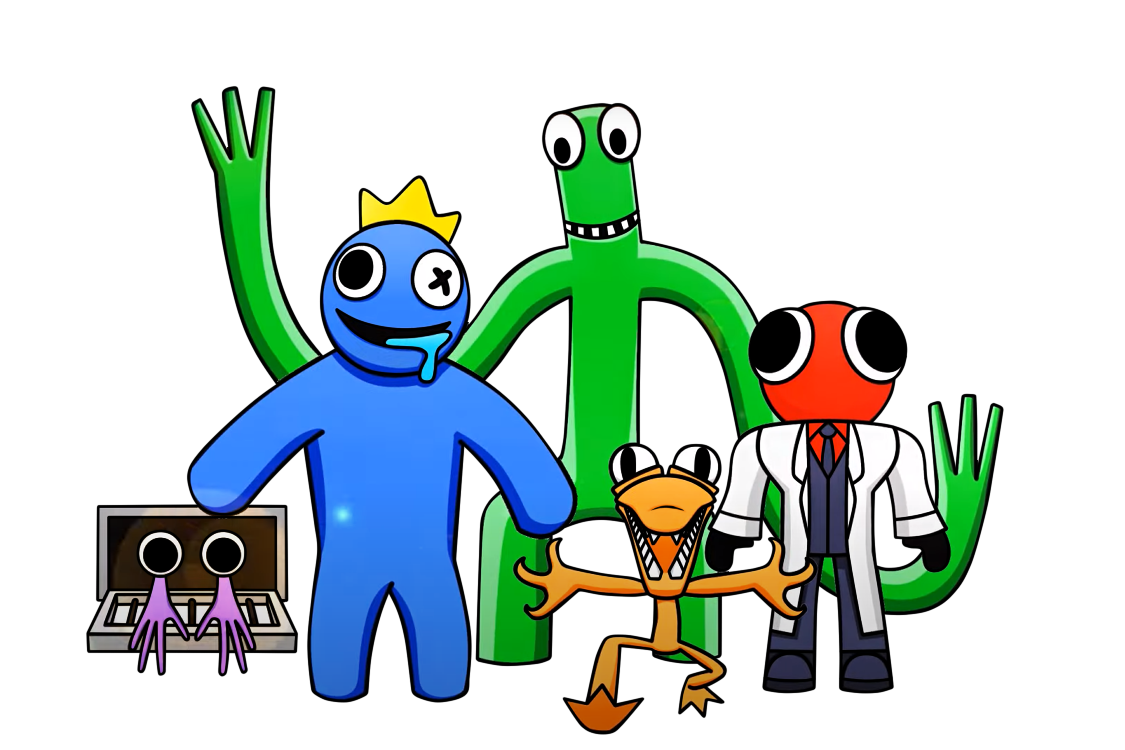 Rainbow friends coloring pages printable pdf