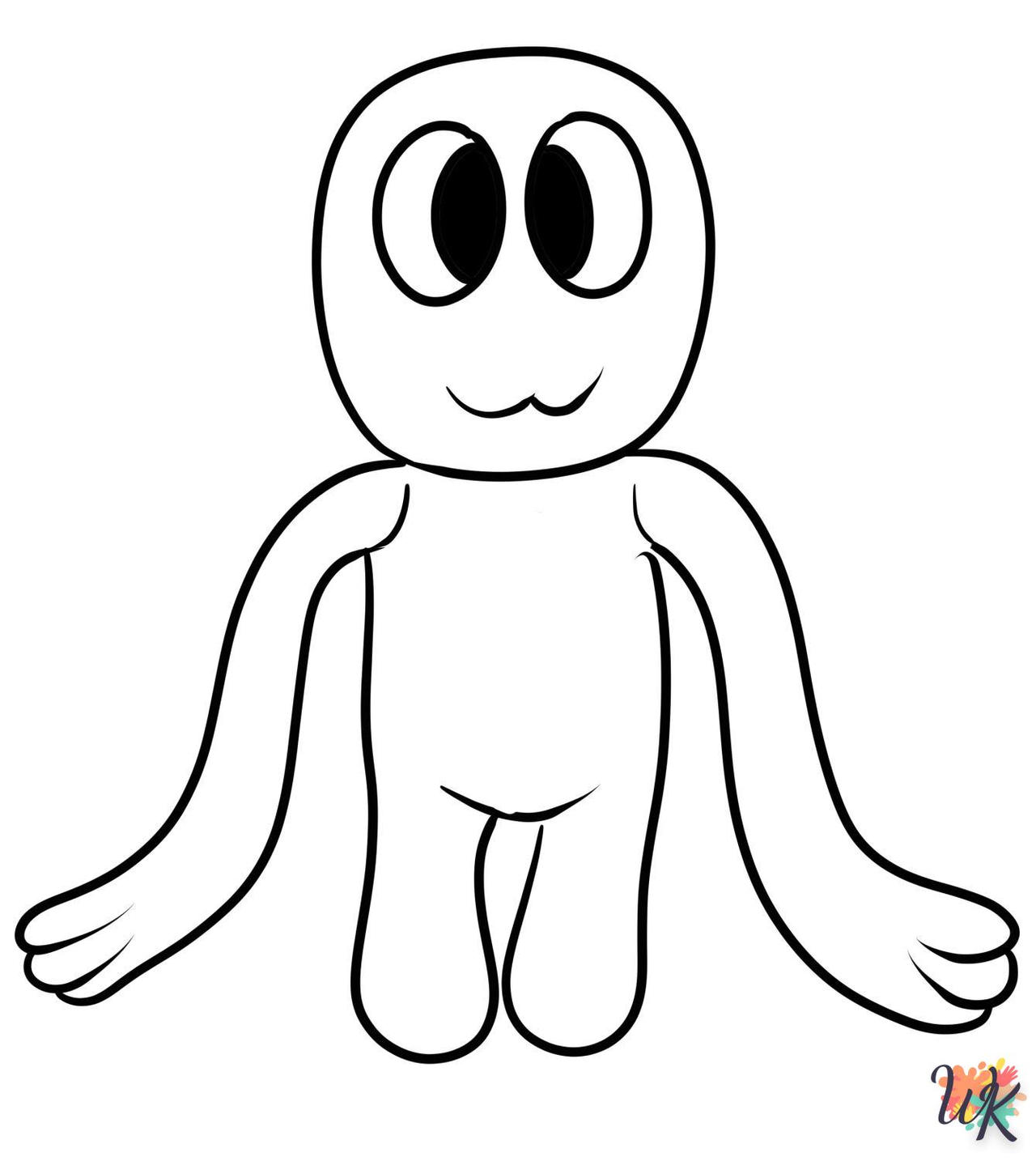 Rainbow friends coloring pages by coloringpageswk on