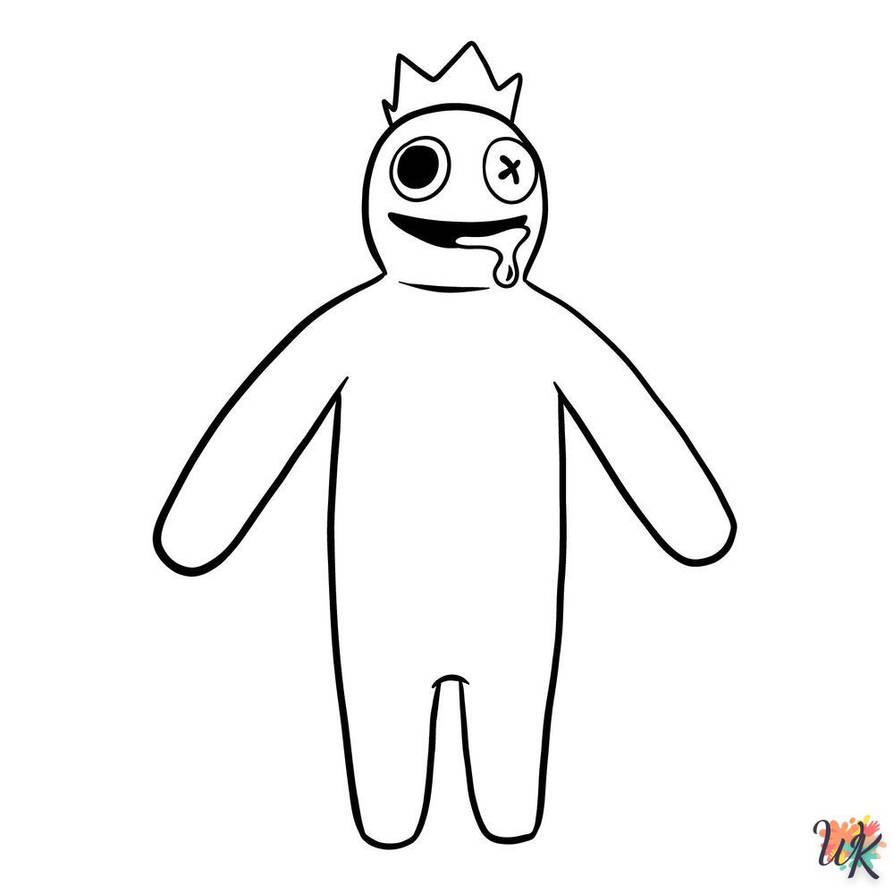 Rainbow friends coloring pages by coloringpageswk on