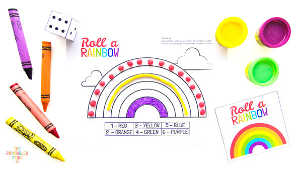 Roll a rainbow game