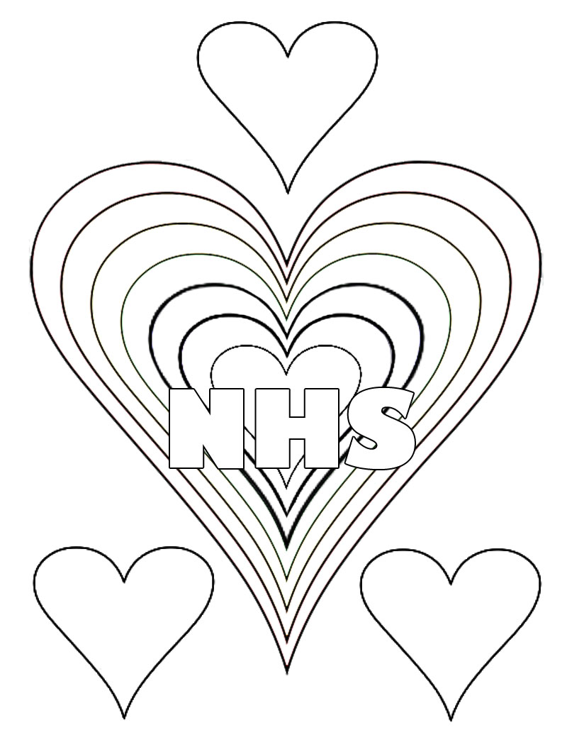 Nhs rainbow heart louring rooftop post printables