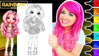 Coloring rainbow high bella parker