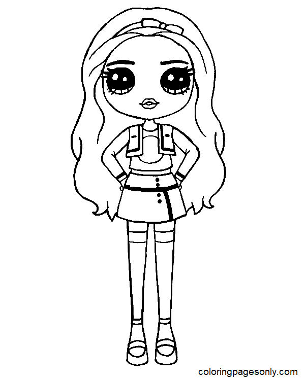 Rainbow high coloring pages printable for free download